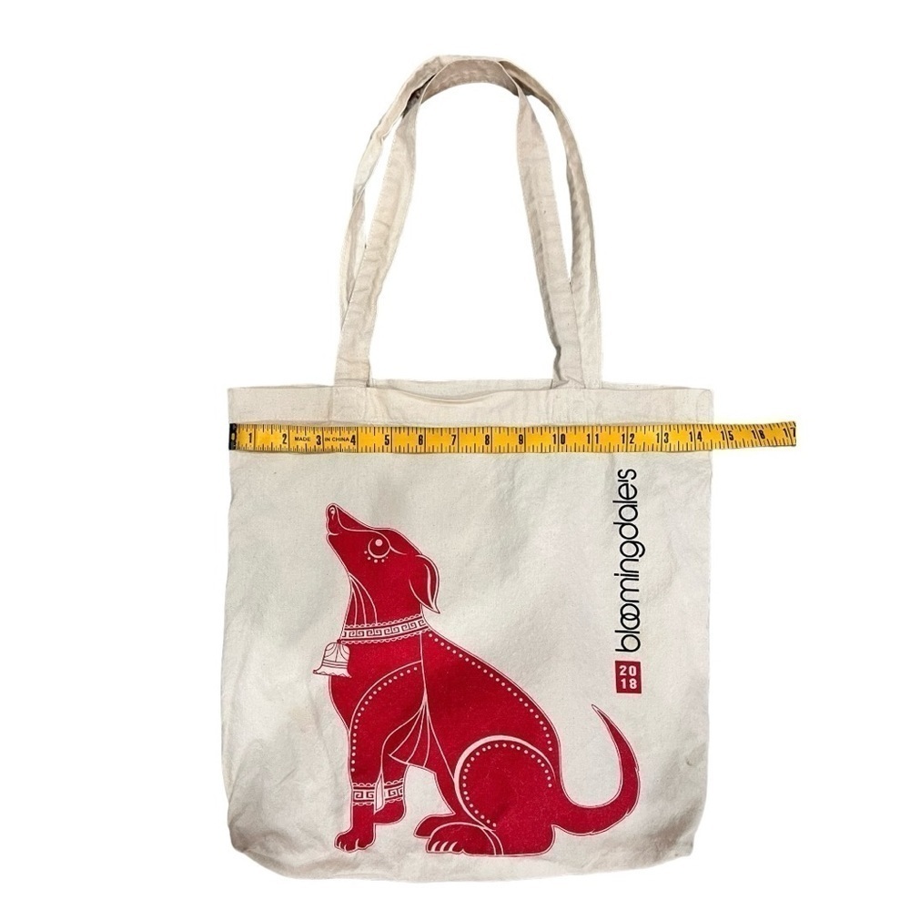 Bloomingdale's lunar new year year of the dog 2018 canvas tote edition - Picture 3 of 4